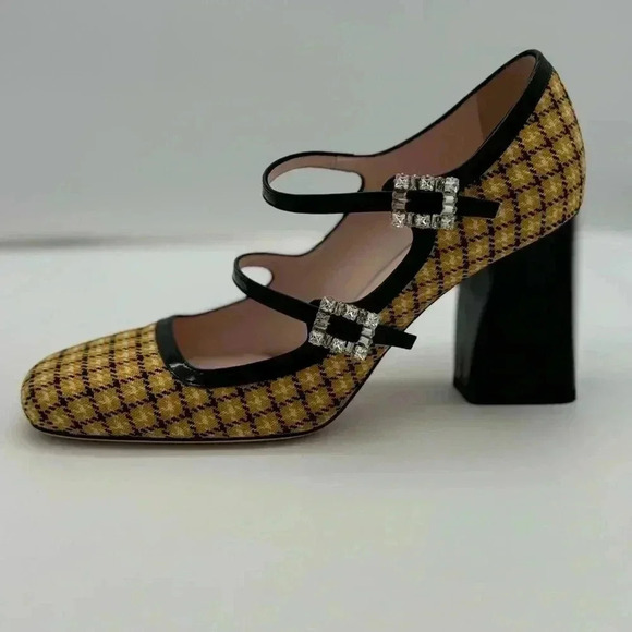 Brand New  ROGER VIVIER
Tweed Très Vivier Mini Babies Pumps Size 39.5 - Picture 15 of 17